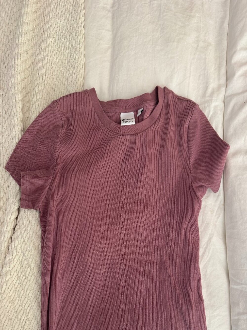 Aritzia ribbed tee